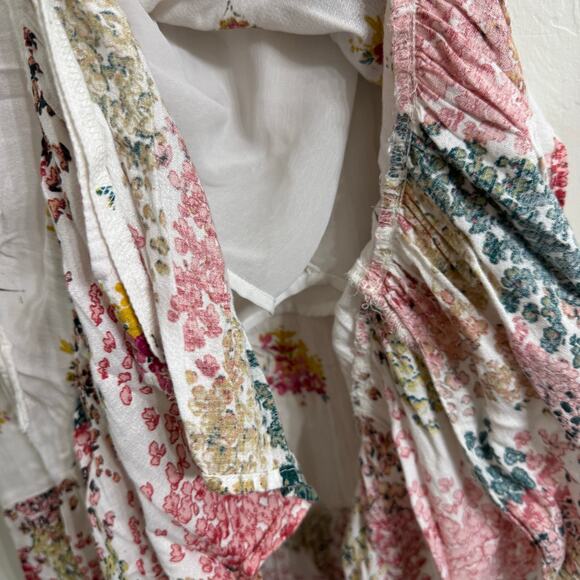 Lucky Brand Felice Floral Print High-Low Midi Dress High Low Size XS - Picture 6 of 10